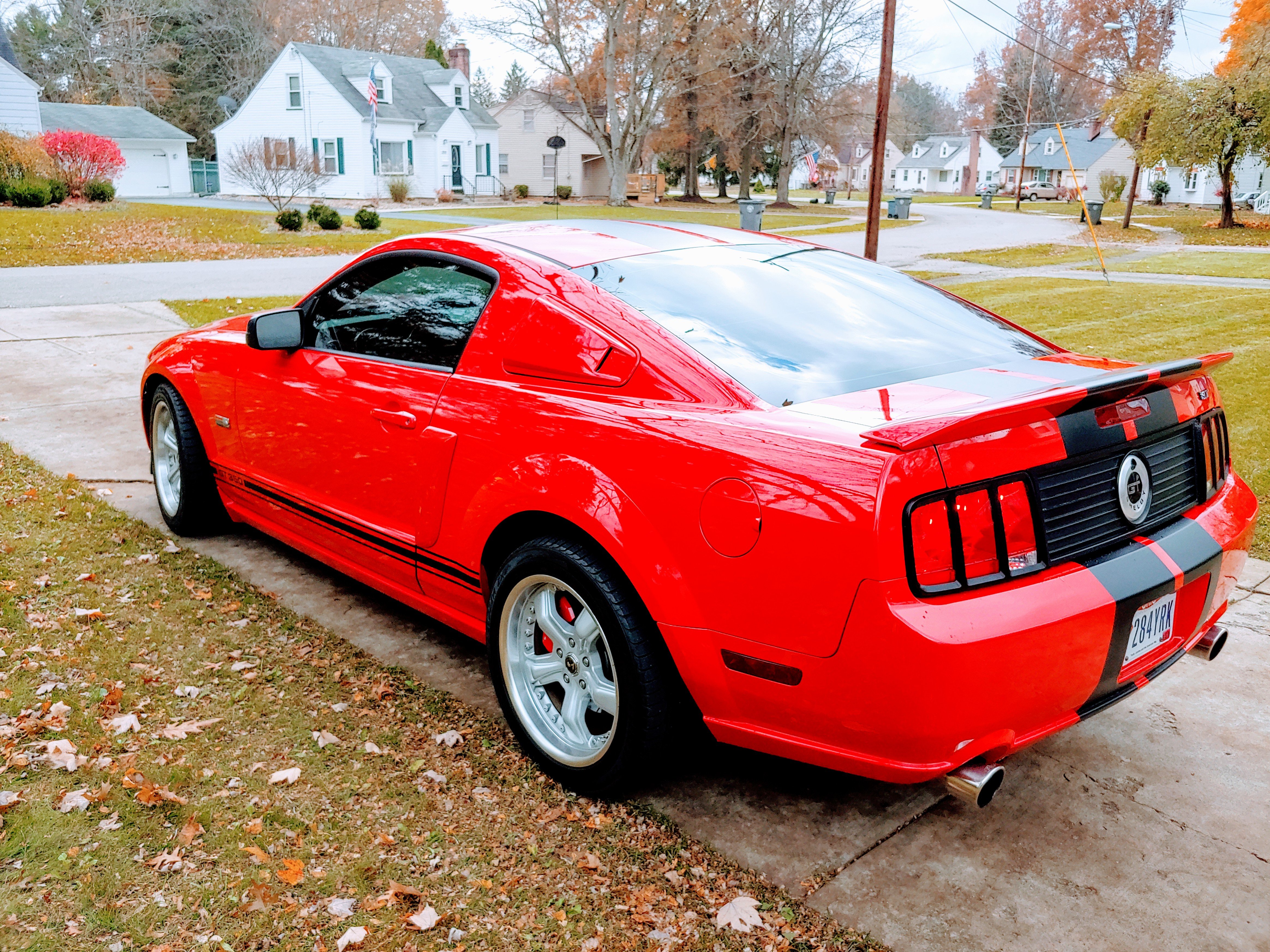 MMD Mustang Tail Light Trim; Matte Black 71321-99 (05-09 Mustang