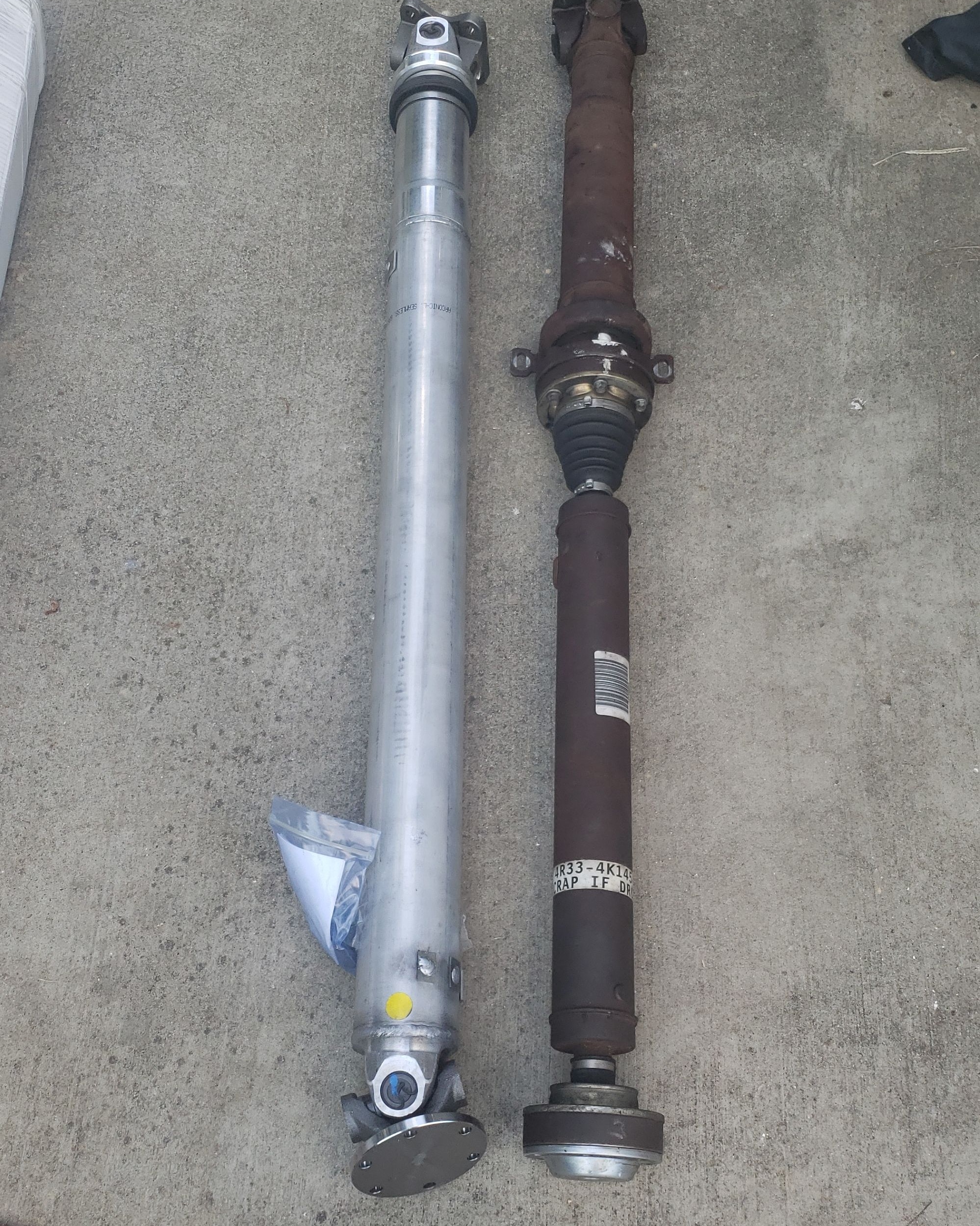 Ford Racing 3.50-Inch Aluminum One-Piece Driveshaft M-4602-MGTA