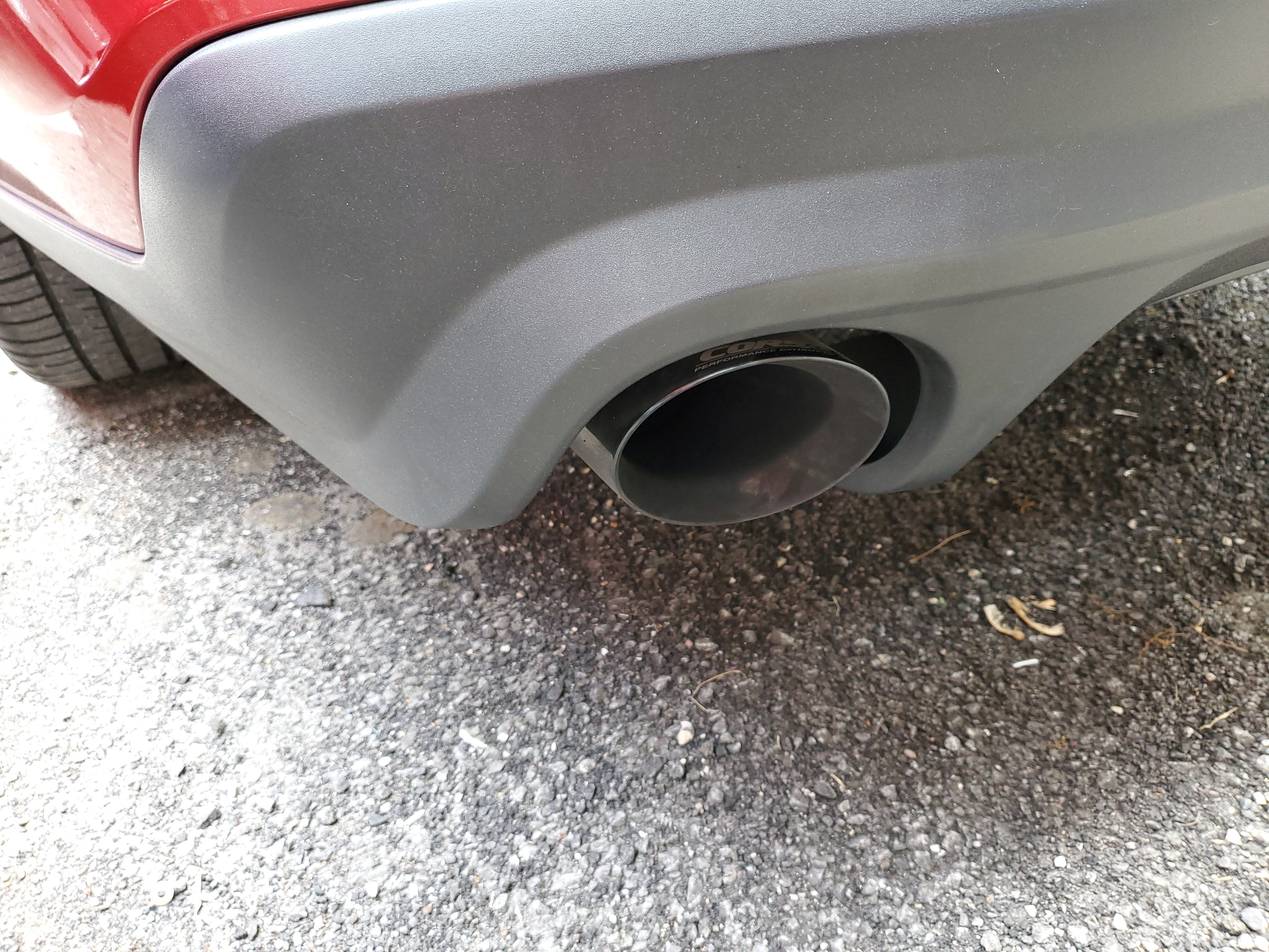 Corsa Performance Mustang Sport Axle-Back Exhaust with Black Tips