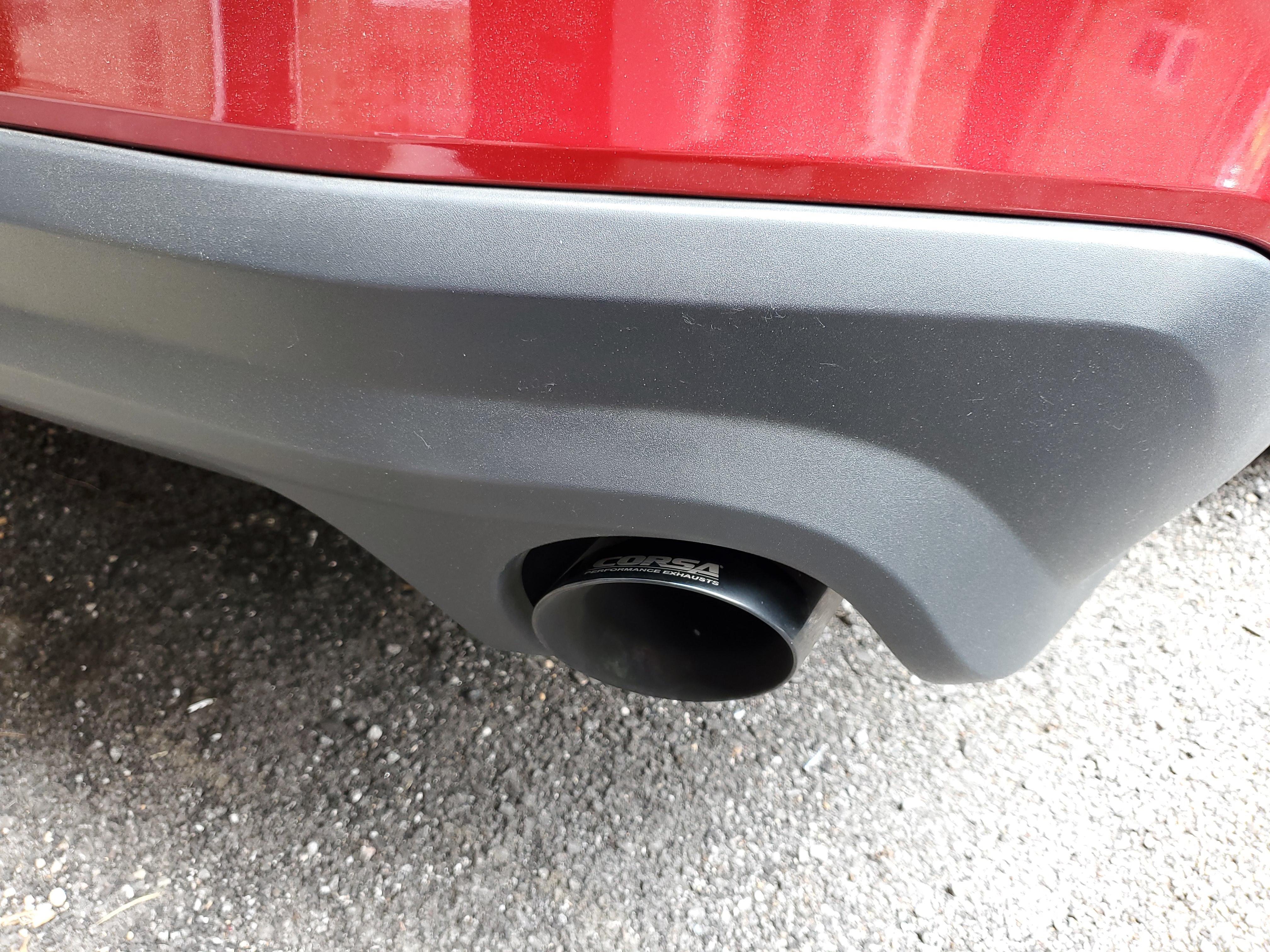 Corsa Performance Mustang Sport Axle-Back Exhaust with Black Tips
