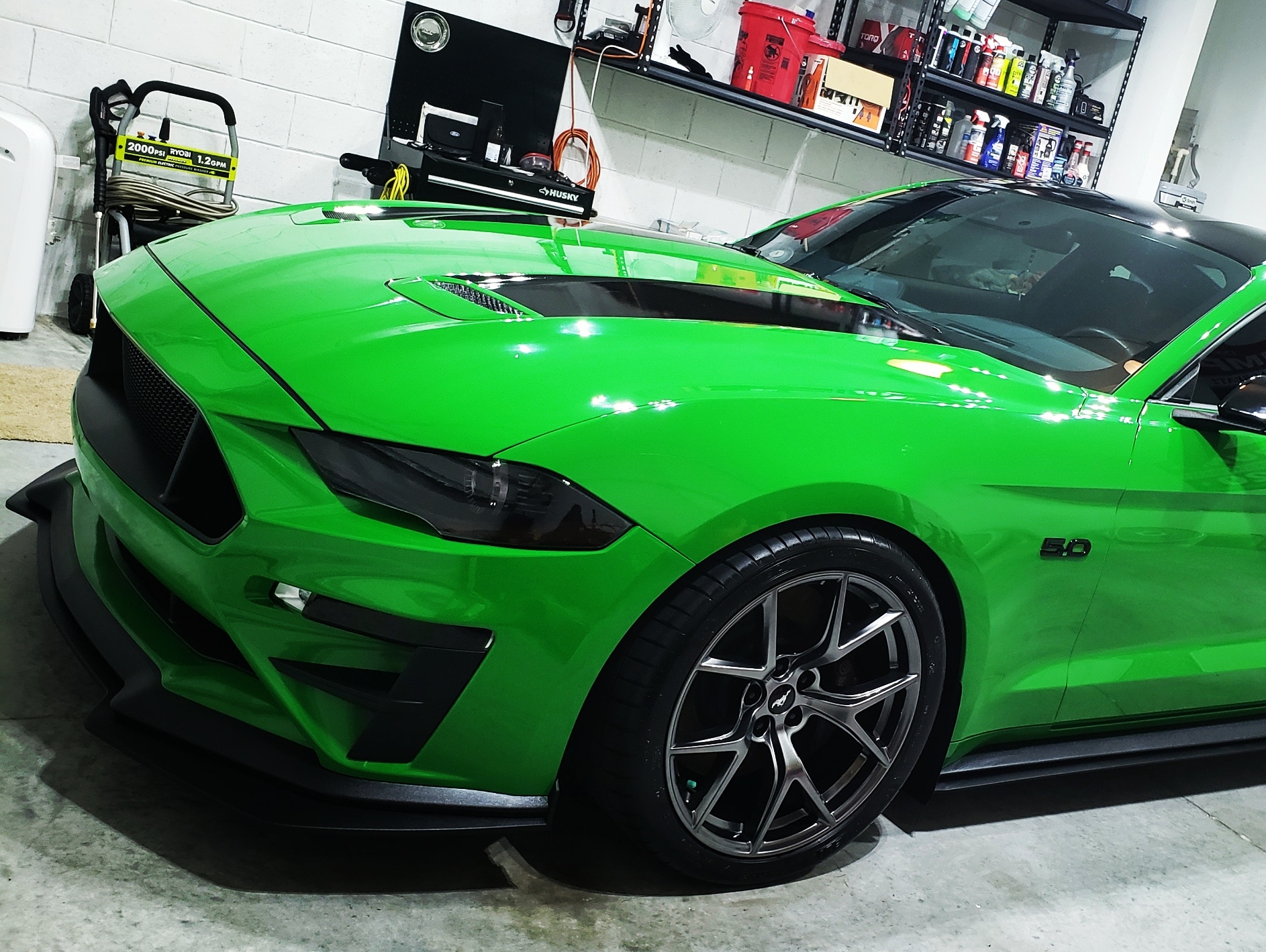 MMD by FOOSE Mustang Bumper Vents; Matte Black 406619-99 (18-23