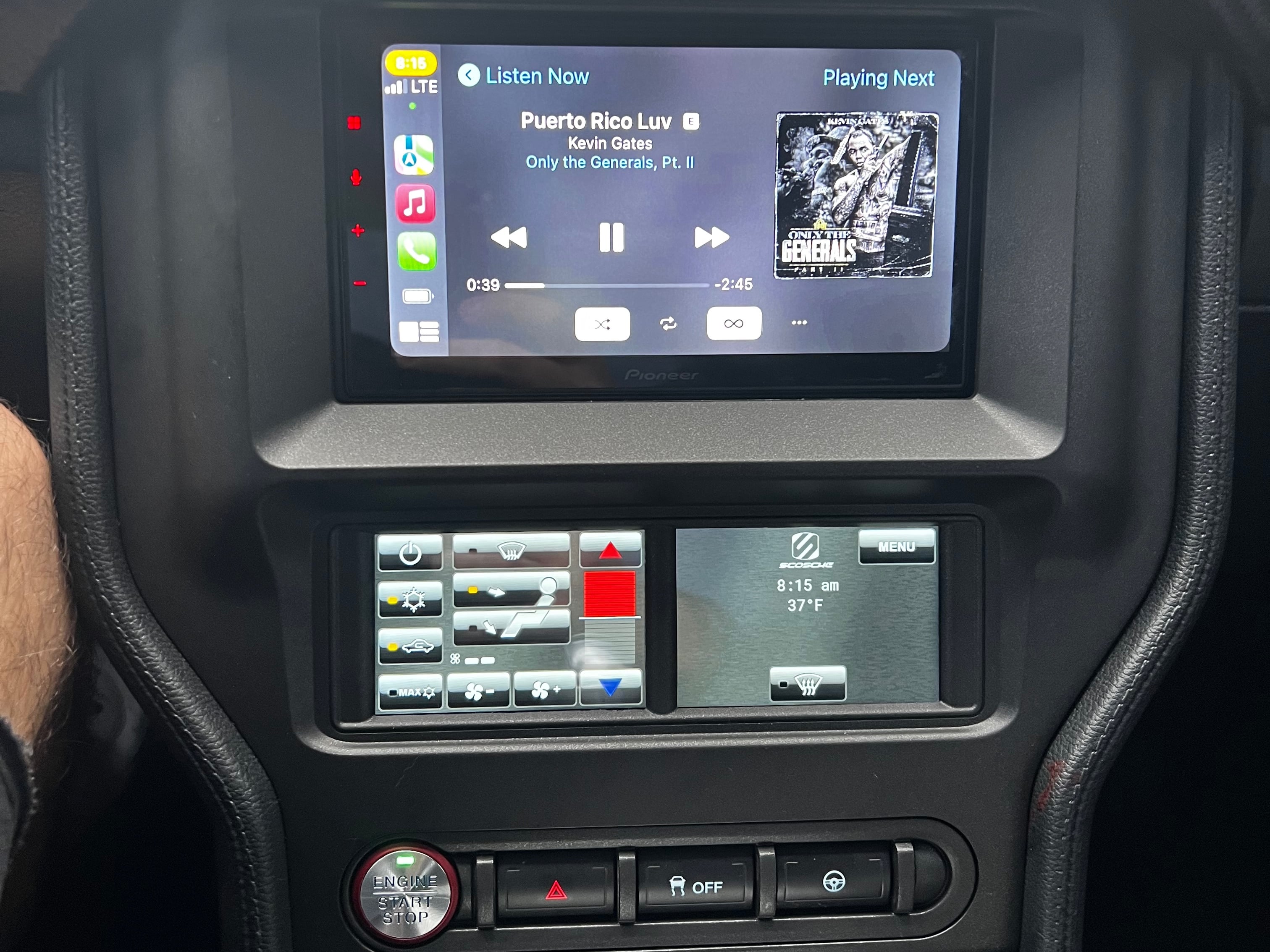 Scosche Mustang Single/Double DIN Installation Dash Kit with