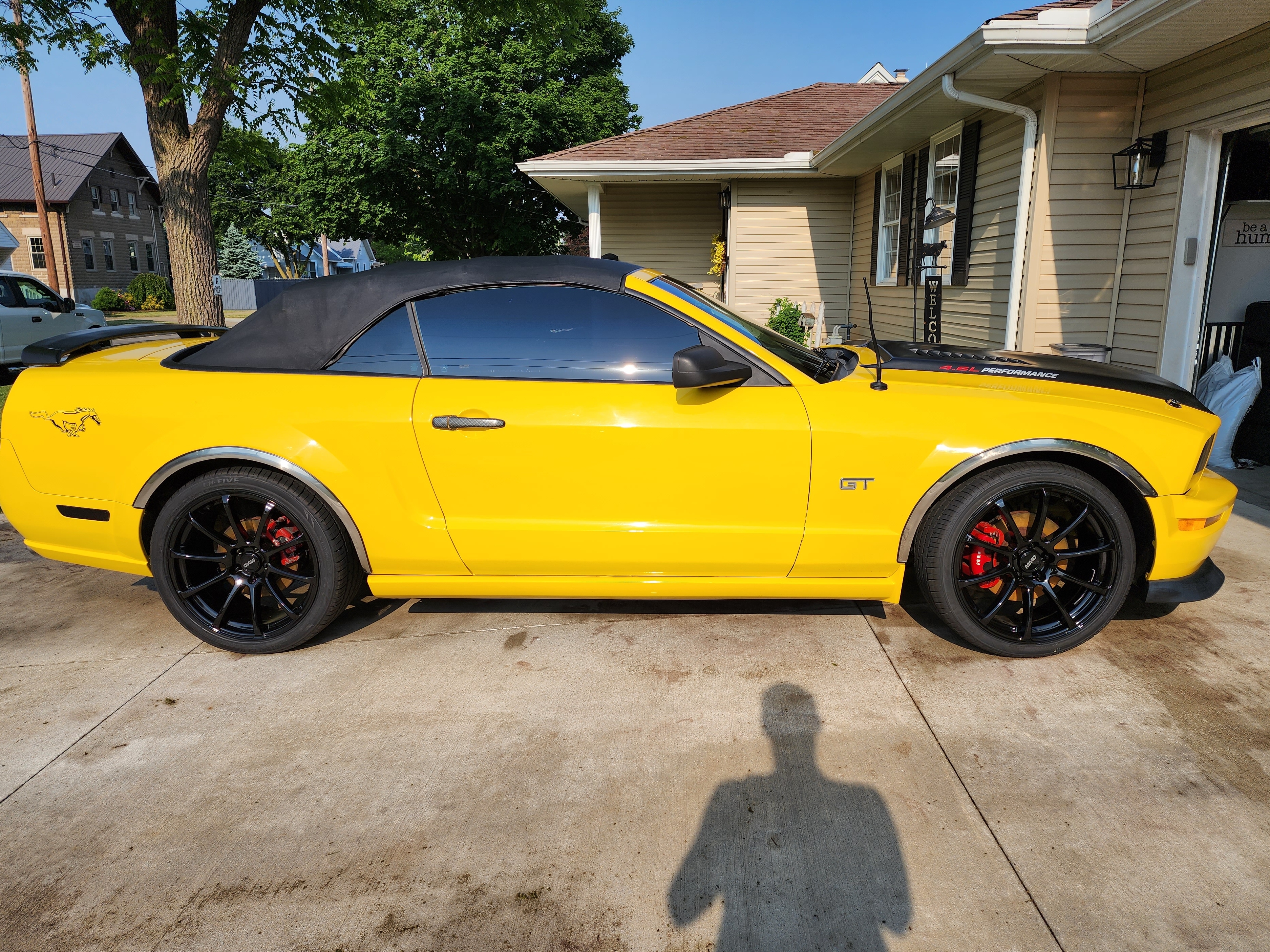 MMD Mustang Axim Gloss Black Wheel; Rear Only; 20x10; 45mm Offset