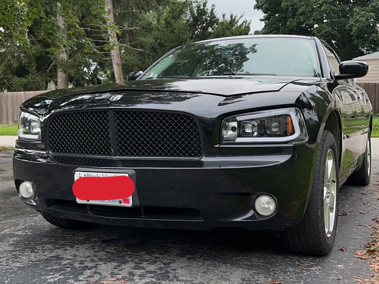 Charger Mesh Upper Grille; Black (06-10 Charger) - Free Shipping