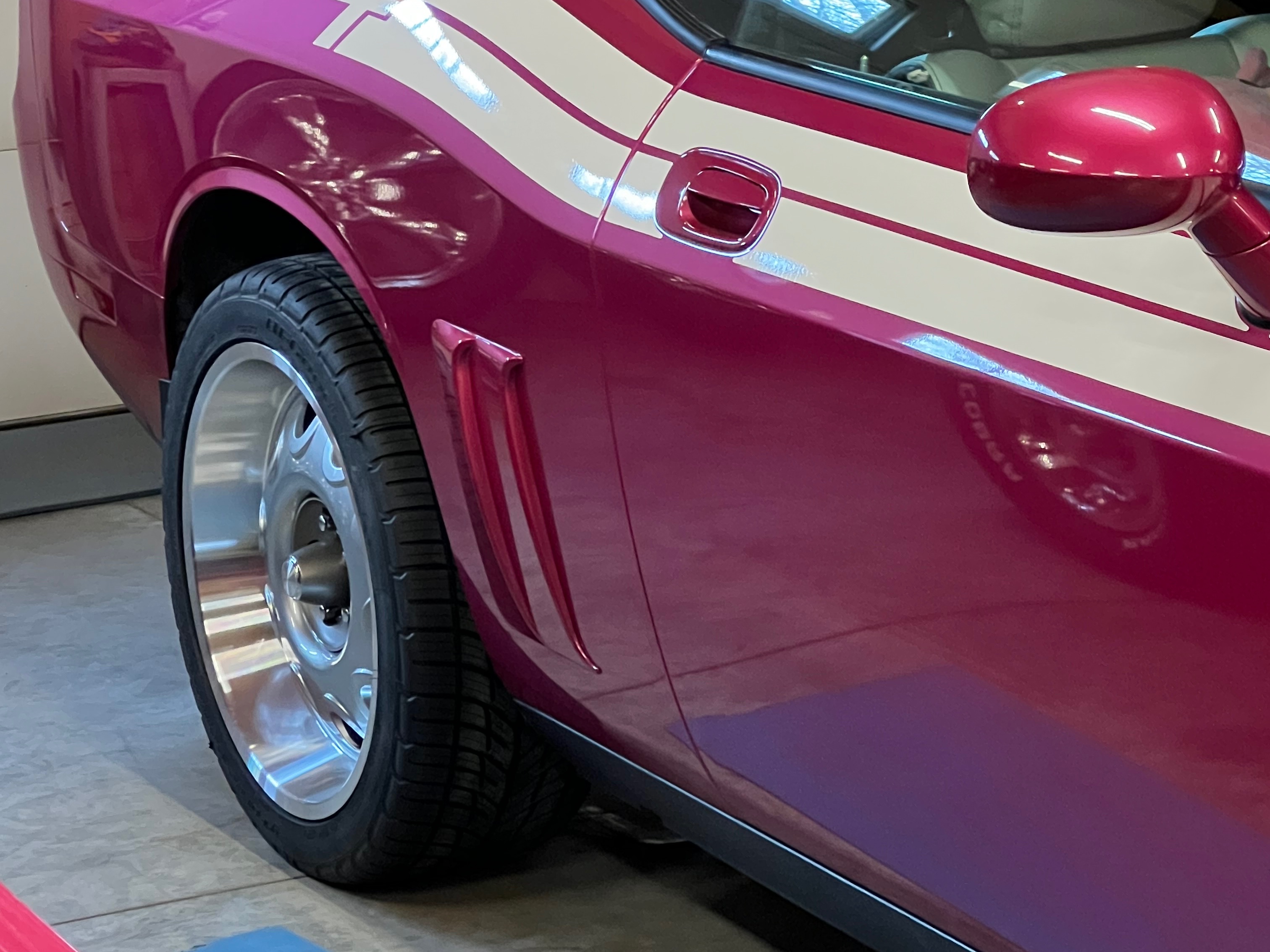 Challenger Quarter Scoops; Unpainted (08-23 Challenger) - Free