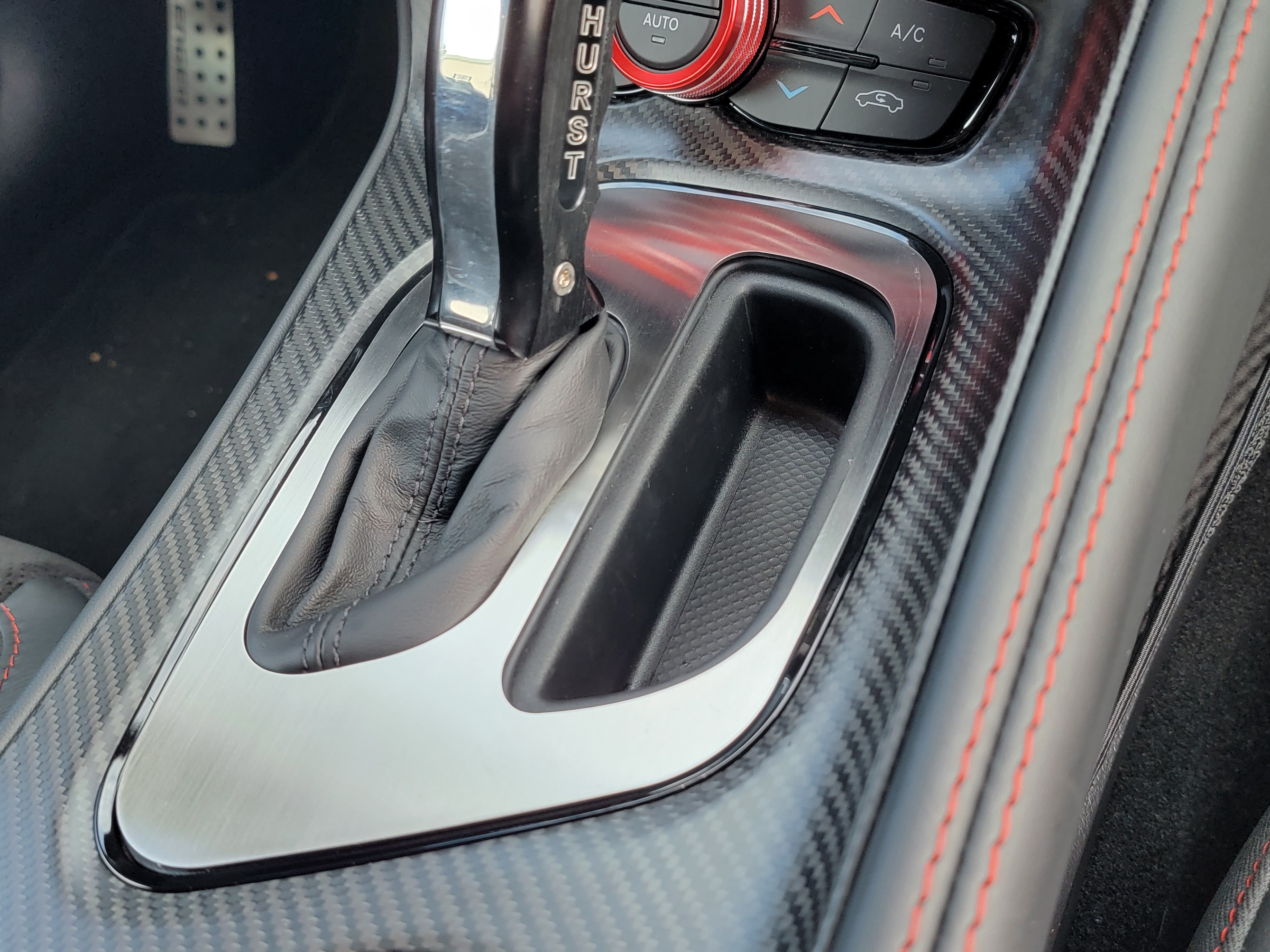Challenger Brushed Shifter Plate (15-23 Challenger) - Free Shipping