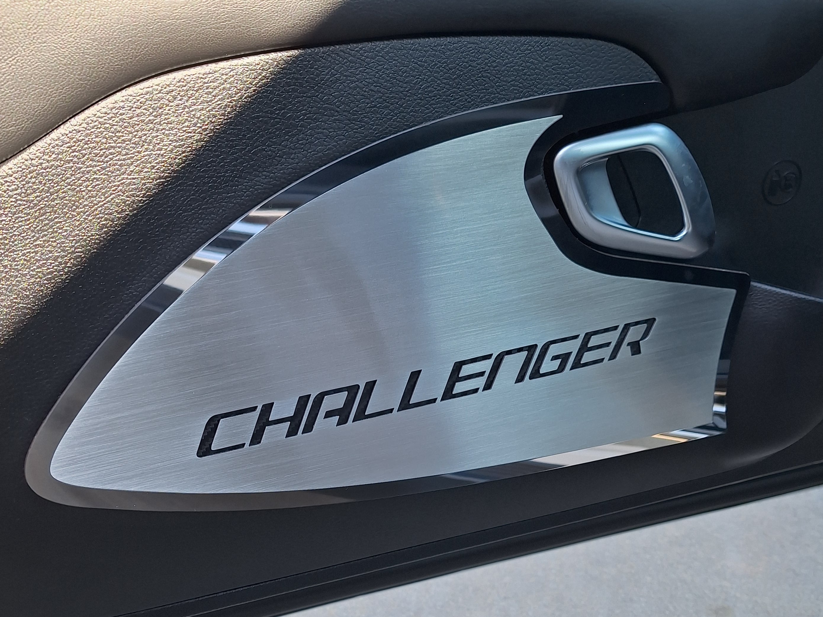 Challenger Brushed/Polished Door Badges with Challenger Logo (15