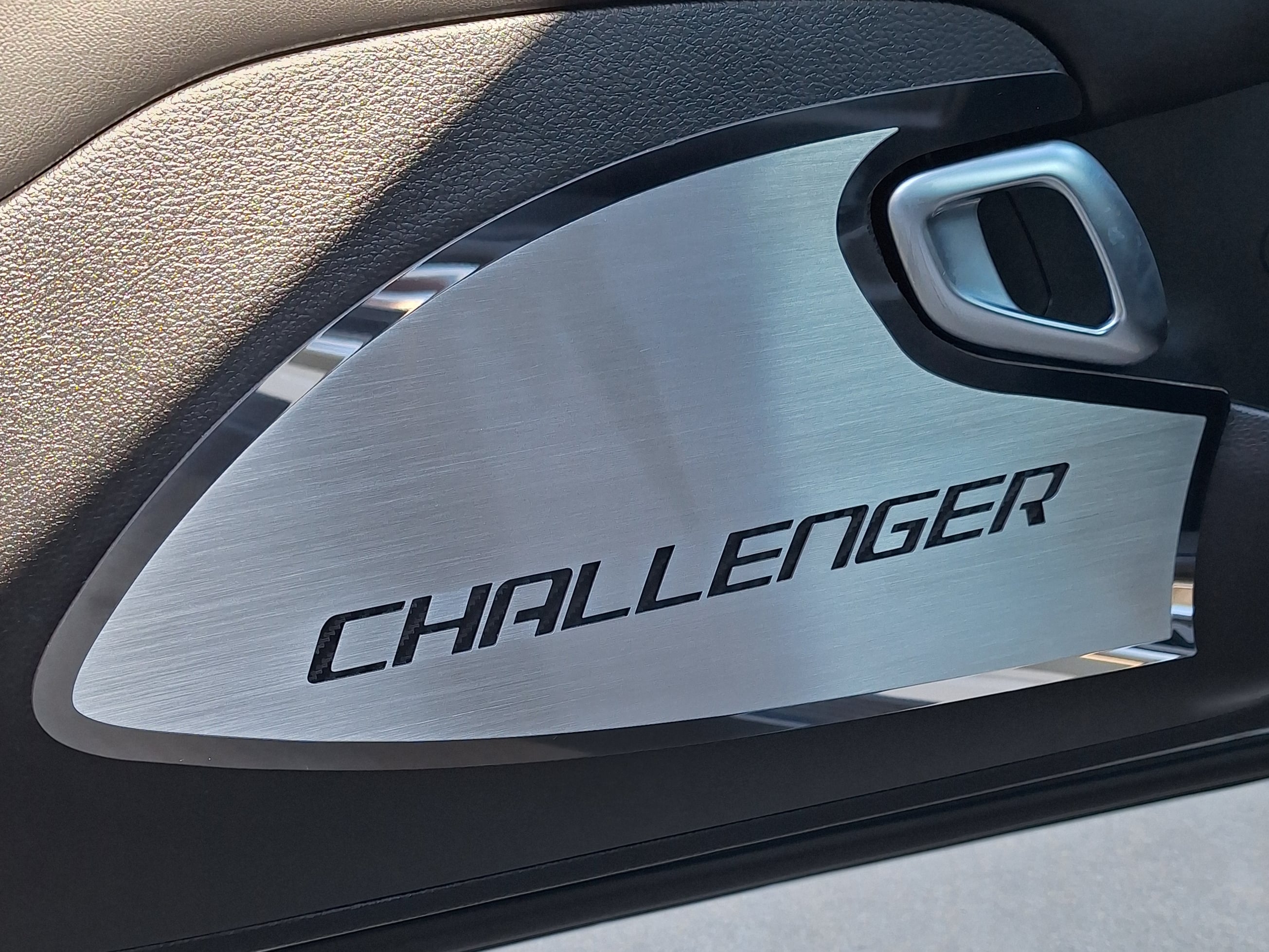 Challenger Brushed/Polished Door Badges with Challenger Logo (15