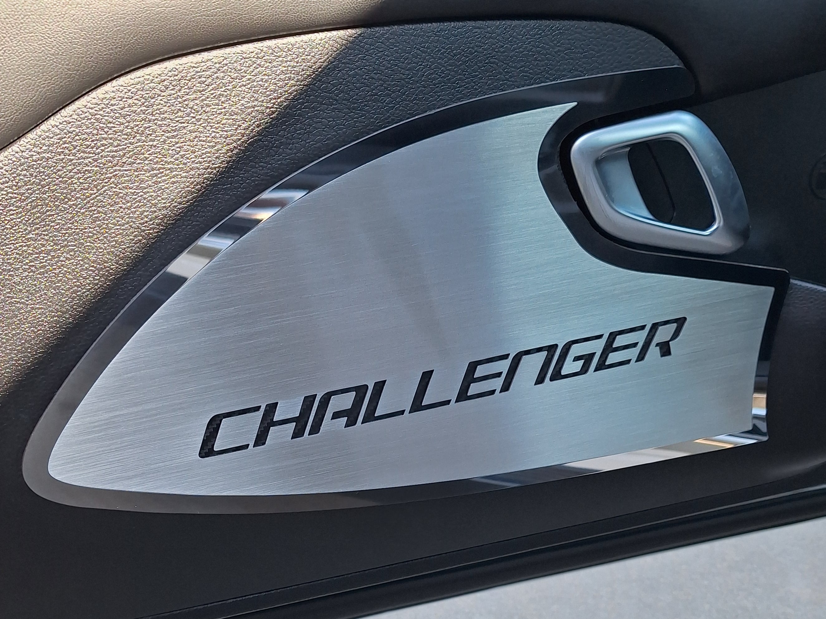 Challenger Brushed/Polished Door Badges with Challenger Logo (15