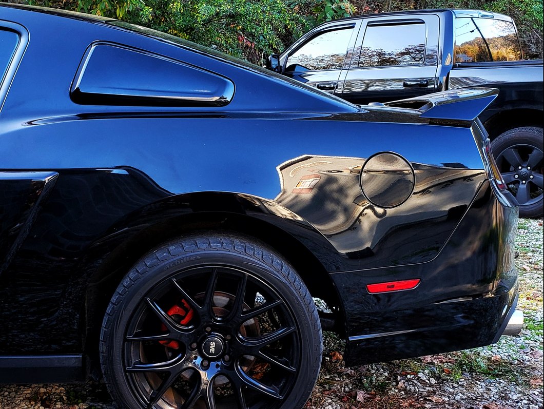 MMD by FOOSE Quarter Window Scoops; Pre-Painted (10-14