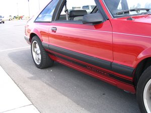 Foxbody Mustang Rocker Panel & Side Stripes | AmericanMuscle