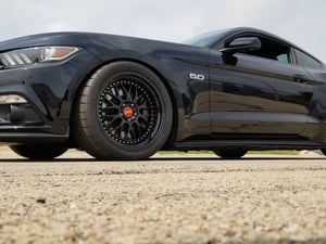 thumbnail image 2 of Customadeonly 17mm Hubcentric Wheel Spacers (Set Of 2) For 2015-2022 Mustang & 2020-2022 Explorer - 5x114.3, Black 2 of 6