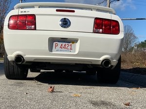 Corsa Performance Mustang Sport Axle-Back Exhaust with Polished