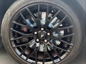 thumbnail image 2 of Brakenetic Premium GT Slotted Brake Rotors Front & Rear With Akebono Pads – BPRS88595 – Black E-Coat 2 of 6