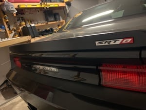 Car Carbon Rear Tailgate Center Flag Cover Sticker For Dodge Car Carbon Rear Tailgate Center Flag Cover Sticker For Dodge