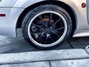 Black Spike Lug Nut Kit; 1/2-Inch x 20; Set of 20 (79-14 Mustang)