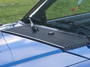HECASA 3-Piece Wiper Cowl Vent Grille Trim For Ford Mustang 1983-1993 – Includes Hardware