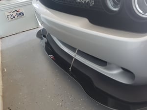 APR Performance Challenger Front Wind Splitter; Carbon Fiber CW