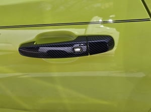 Carbon Fiber Style Door Handle Cover Trim For Chevrolet Camaro 2010-2015 - Left & Right