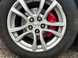 MGP Camaro Red Caliper Covers with RS Logo; Front and Rear